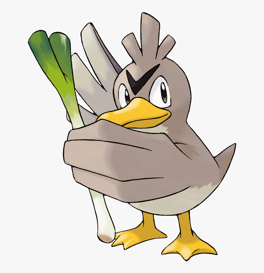 The flying/normal type pokemon Farfetch'd